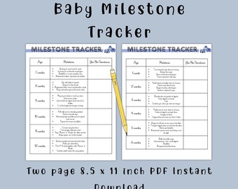 Baby milestone tracker,baby milestones and development chart,baby development by month,milestone checklist,baby checklist,infant development