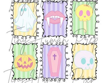 Halloween goth pastel png,pastel halloween aesthetics,retro halloween aesthetic,pastel goth vampire,pastel goth clipart,preppy pumpkin png