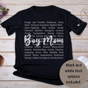 Jongens-moederwoorden png, mamadefinitie, mamawoorden png, mamamouwontwerpen, waardering jongen moeder, aanstaande cadeau jongen moeder, she is mom png, jongensmoeder T-shirt