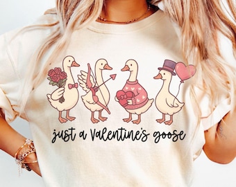 Just a valentines goose png bundle,silly goose valentines,romantic goose,preppy goose sweater,trendy valentine png,coquette bow heart,vday