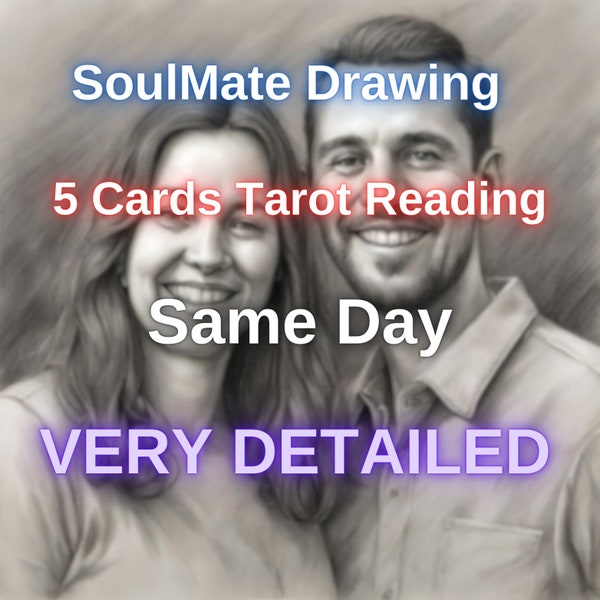 Soulmate Drawing Love Tarot Reading Same Hour, Psychic Drawing, Tarot Reading, Soulmate Reading, Your Future Husband/Wife, Soulmate Reading