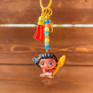 Moana Beaded Keychain