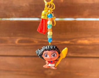 Moana Beaded Keychain