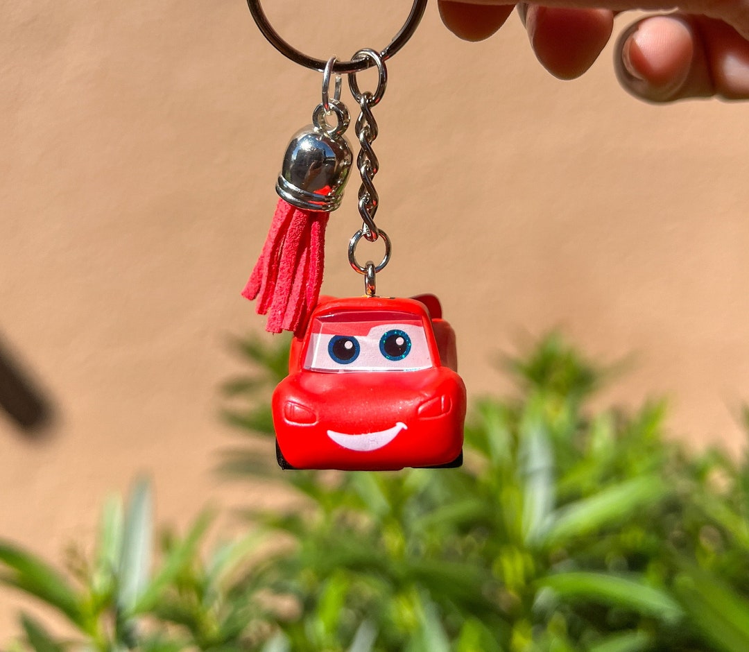 Lightning Mcqueen Keychain Etsy