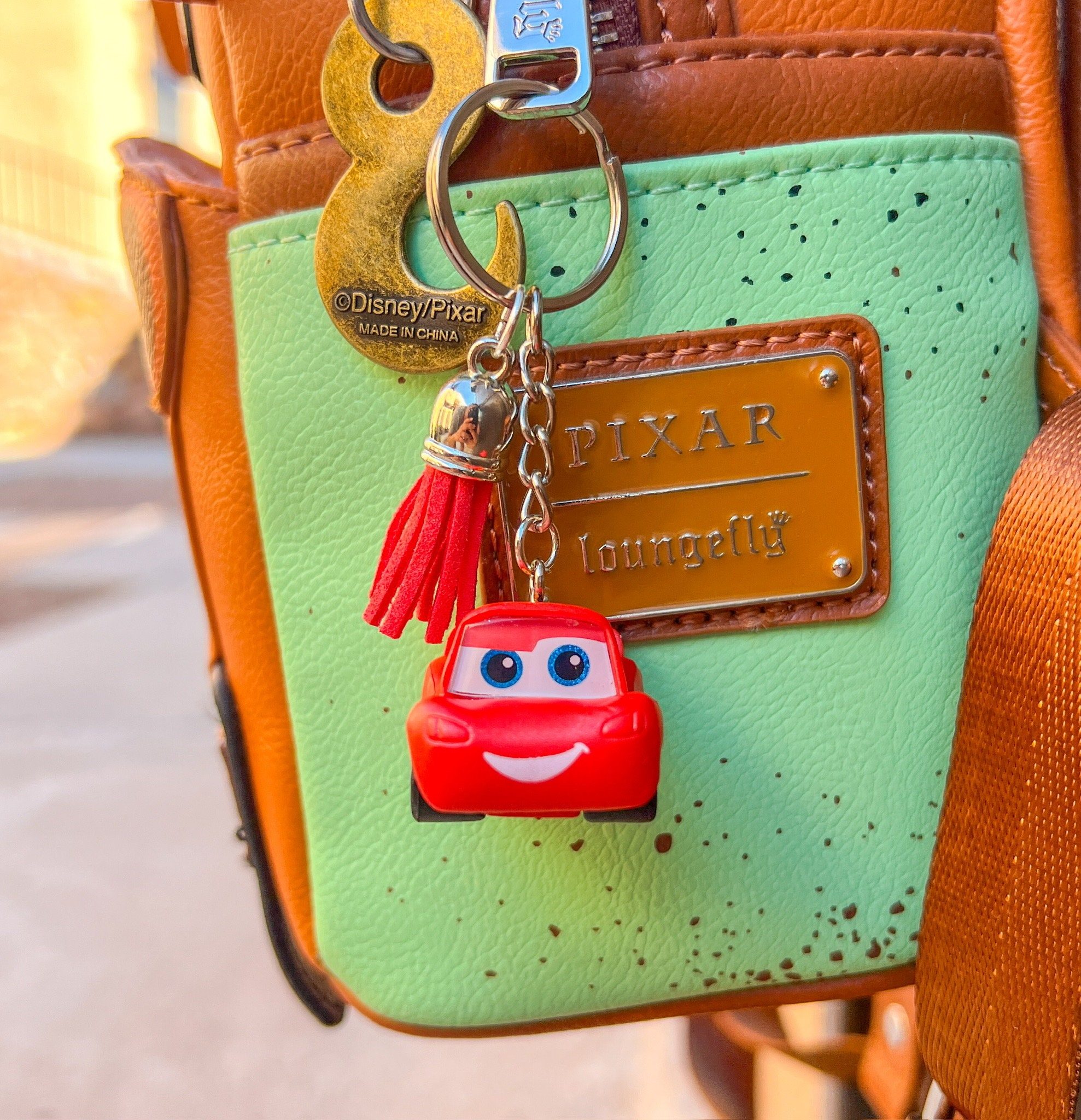Lightning Mcqueen Keychain Etsy