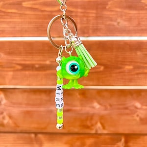 Ciondolo per borsa con perline di Mike Wazowski