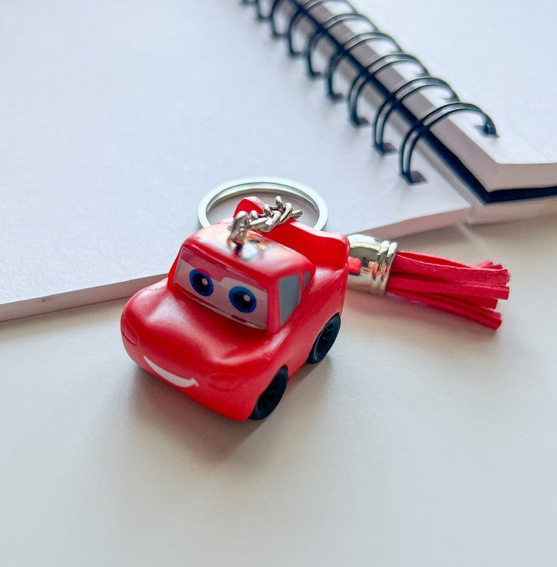 Lightning Mcqueen Keychain Etsy