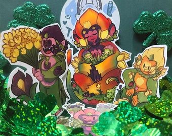 Tulip Monkeys Stickers