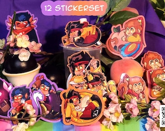 Pegatinas LMK / Fruit Monkey