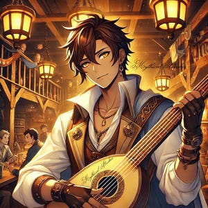 DnD anime character half body, fantasy character image, dungeons and dragons, DnD commission, fantasy character commission, rpg commission