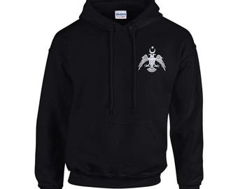 Hoodie with Bozkurt Turan on the back / bozkurt / Göktürk / Turan Devleti gift / Dtf print / Ottoman Empire