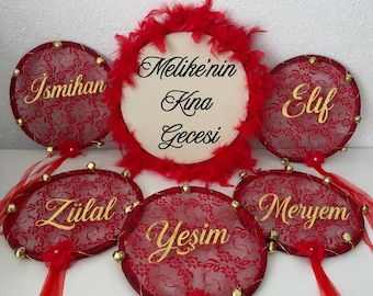 Bridal tambourine, tef, gelin tefi, henna evening