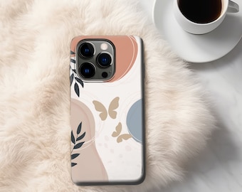 Minimalist, abstract design mobile phone case for IPhone/mobile phone cover/TPU MATERIAL/ soft rubber edges (black)/ case