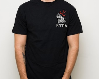 T-shirt with Türkiye logo and wolf/ bozkurt / Göktürk