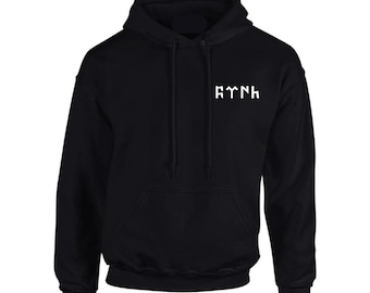 Hoodie with Göktürk embroidery / Turkish / embroidery / embroidered t-shirt / gift / Türkiye