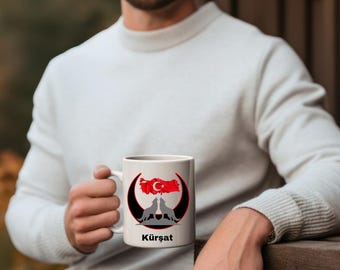 Ottoman mug with personalized name / kisiye özel Osmanli Bardak / coffee mug/ cup