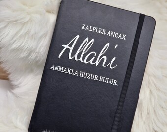 Notizbuch/Tagebuch, Islamische Geschenke, Hardcover Notizbuch liniert, Personalisierte Jounal Liniert