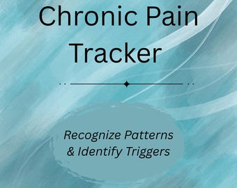 Druckbares Schmerz Tracking Journal | Wellness Planer (Instant Download)