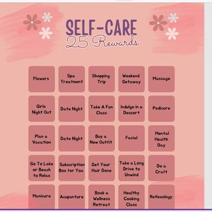 Self Care Bingo Cards Printable | Mental Health, Mindfulness, Wellness, Self Love Activities | Instant Download Bingo Game Bundle