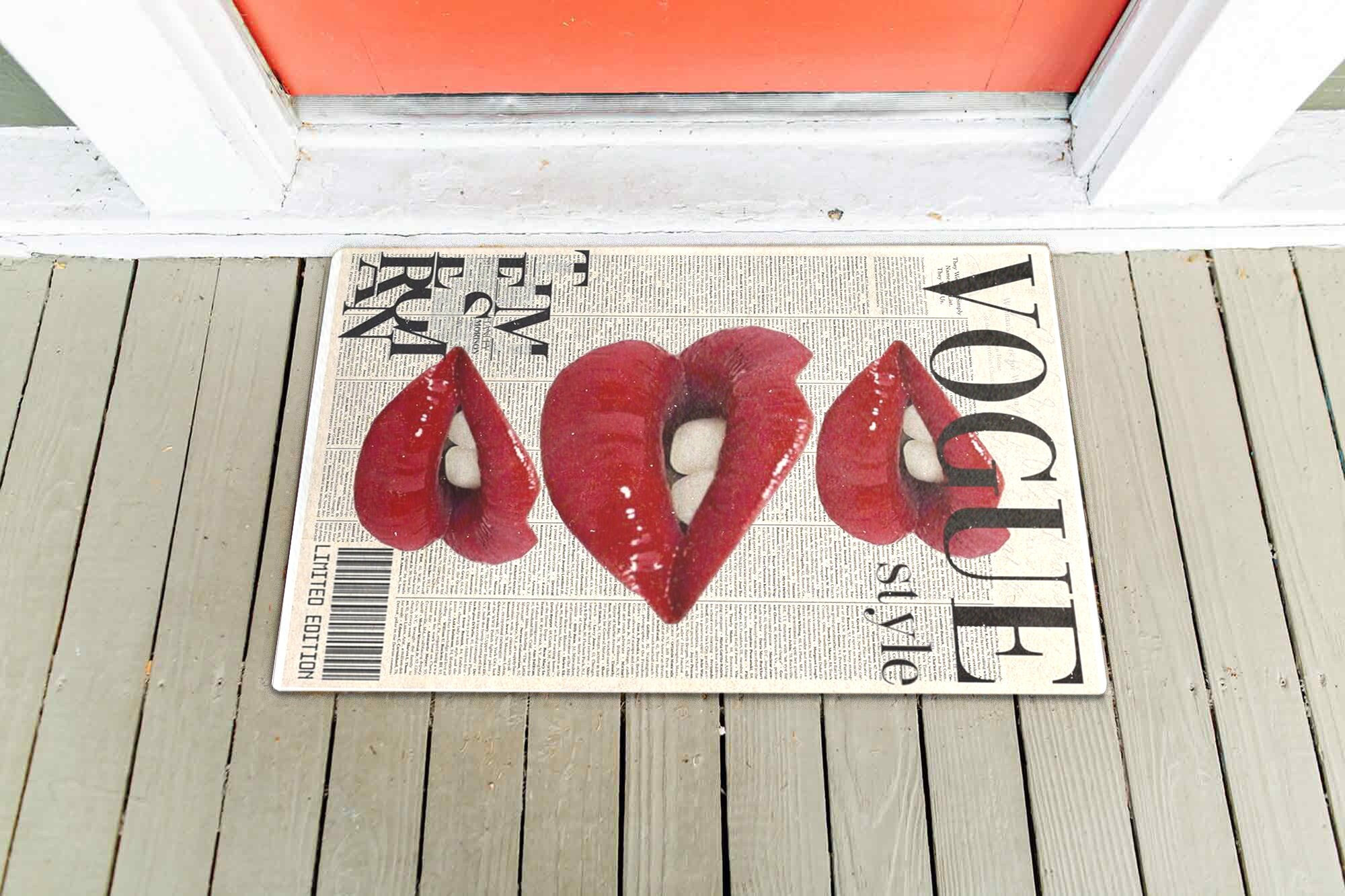 Fashion Rug Fashion Rug, Magazine Paper Modern Livingroom Carpet, Cool Bedroom Rug ...