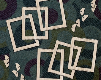 小型フレーム織機セット：織りの趣味と仕事