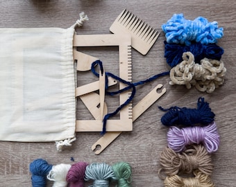 Weaving Kit – Tapestry Set with Yarn