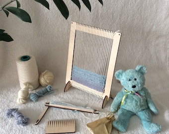 Weaving Loom Kit: Beginner Tapestry Weaving Toolkit