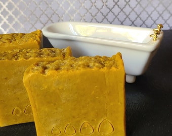 Molokhia Spinach/Aloe Vera Soap- Handcrafted -Health skin-Revitalizing and Moisturizing