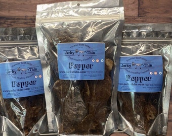 LG Pepper Beef Jerky!! The Famous Recipe—By Jerky Thin