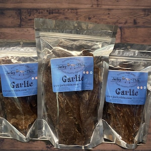 LG Garlic Beef Jerky!! The Famous Recipe—By Jerky Thin