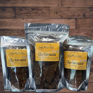 LG Christmas Beef Jerky! The Famous Recipe—By Jerky Thin