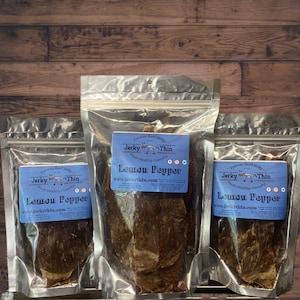LG Lemon Pepper Beef Jerky! The Famous Recipe—By Jerky Thin