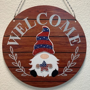 Interchangable Gnome Welcome Sign