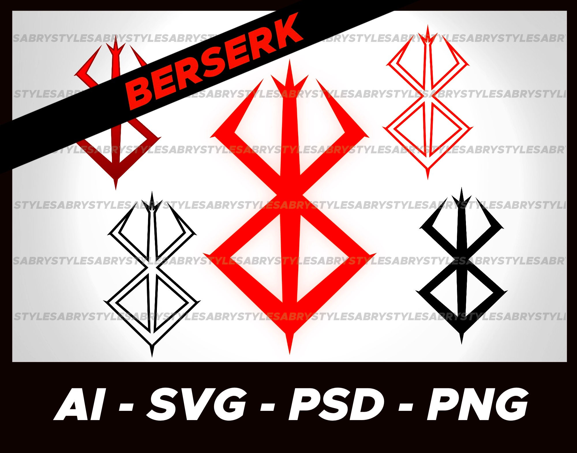 Brand Of Sacrifice Berserk Manga Symbol Berserker Anime Guts Svg Ai Psd 