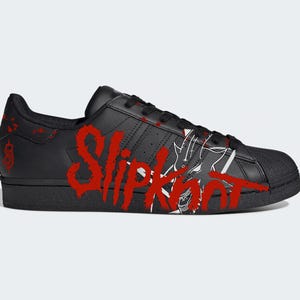 Custom Slipknot Adidas Superstar - Hand-painted Sneakers - Etsy