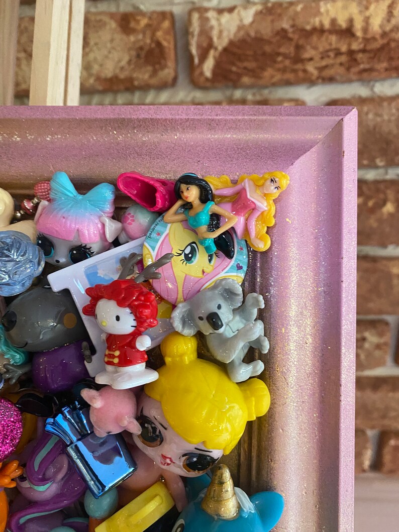 Childrens 3D Wall Art Barbie Nursery Decor Child Keepsake Girls Room Recycled Art Playroom Art