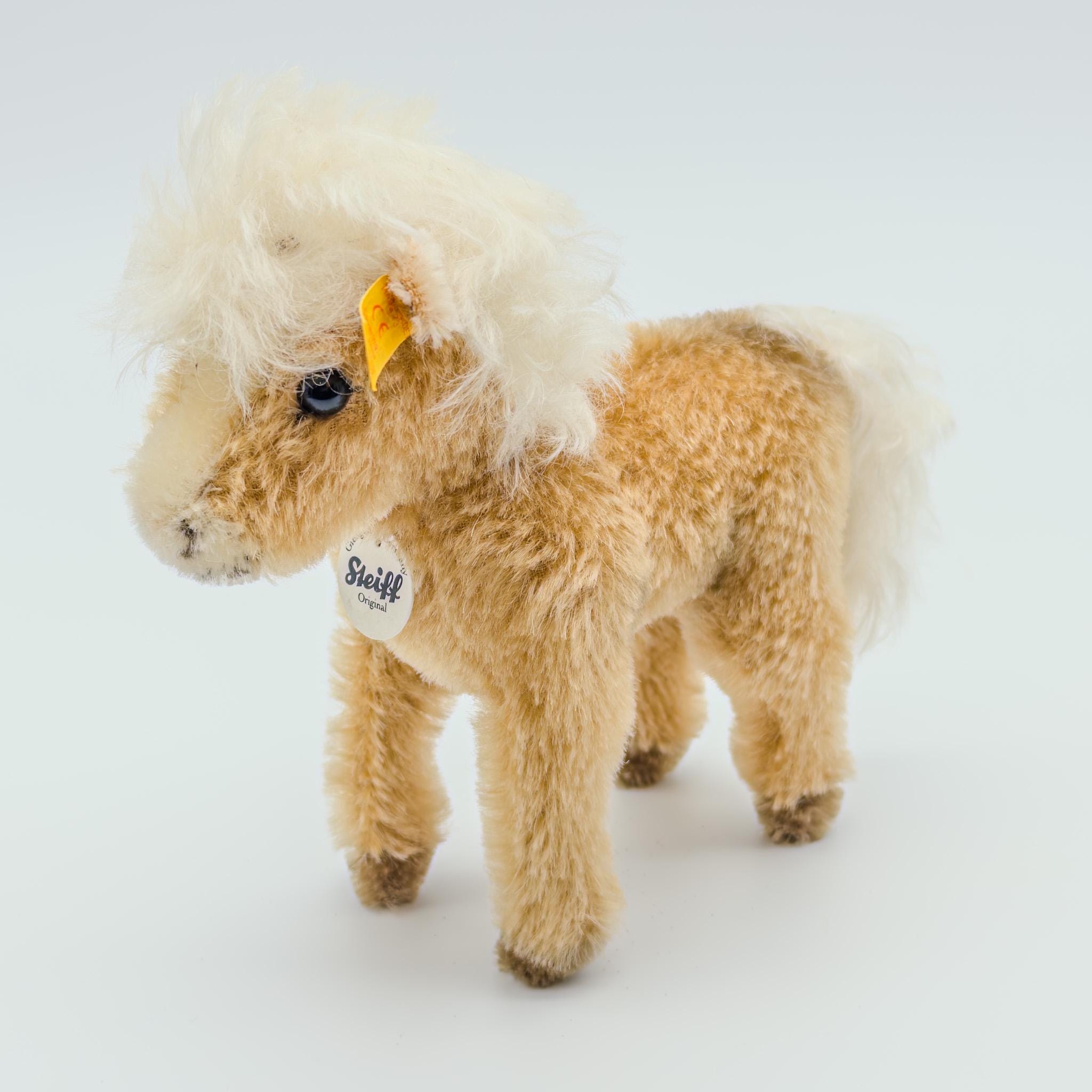 Steiff - シュタイフ★Pony 17cm★ポニー★ビンテージ/アンティーク★Steiff Vintage Steiff Horse Pony Stuffed Animal Plush No Tags 8