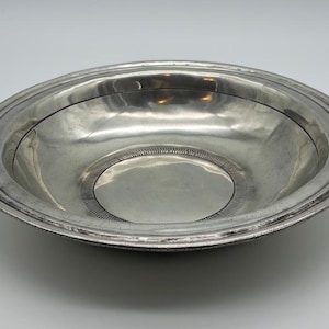 Vintage Onyx Zinn dekorative Schüssel | Handgefertigt aus 95% Zinn | Thailand Zinnware