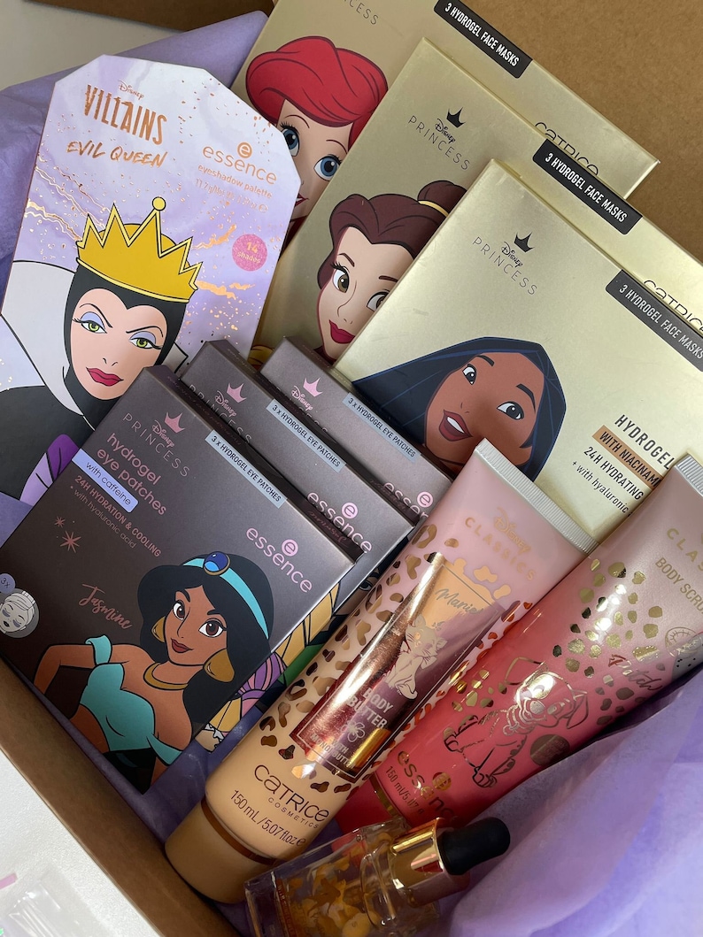 Disney Skincare Makeup Box, Beauty Kit, Character Inspired Gift Set, Cosmetics Box, Magical Beauty Essentials