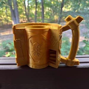 Dwarven Dice Tower Mug: 3D Printed Can Holder, D&D Gift