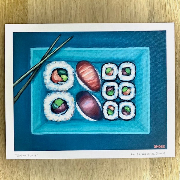 Fine Art Print "Sushi Plate" - 8x10