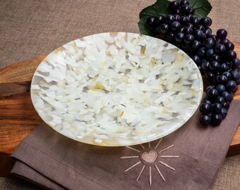 Fused Glass Speckled Bowl