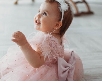 Baby-Mädchen Kleid für besondere Anlässe, ersten Geburtstag Kleid, Baby-Party-Kleid, 1