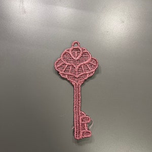 Embroidered keychain
