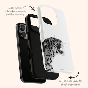 ROAR | Leopard Phone Case | Tough Protective Case | iPhone Cases | Samsung Cases | Stylish Cases | Aesthetic Cases | Stockholm Style Cases image 2