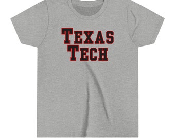 Vintage Texas Tech Kids T-Shirt, Vintage Texas Tech Youth T-Shirt