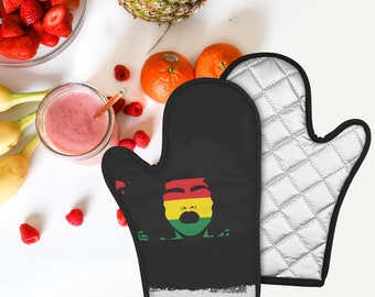 Rasta Wave Oven Mitts