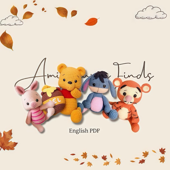 9 Winnie the Pooh Crochet Patterns 2 4in1 Winnie the Pooh Crochet