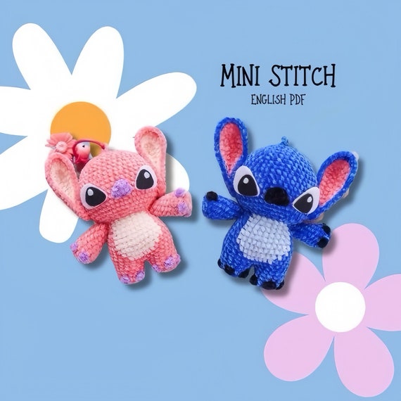 Stitch Amigurumi Crochet Pattern: Mini Stitch DIY Toy (english PDF