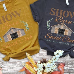 Show Barn Social Club PNG Fair png Show png Show Mom png County Fair png FFA png 4H png Farm Animal png Show Dad png Cricut Sublimation dtf
